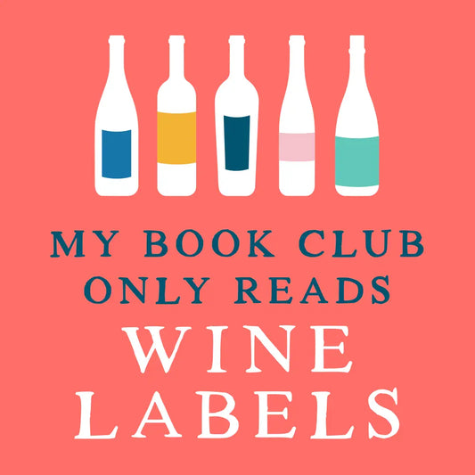 My Book Club Only Reads Wine Labels Cocktail Napkins
