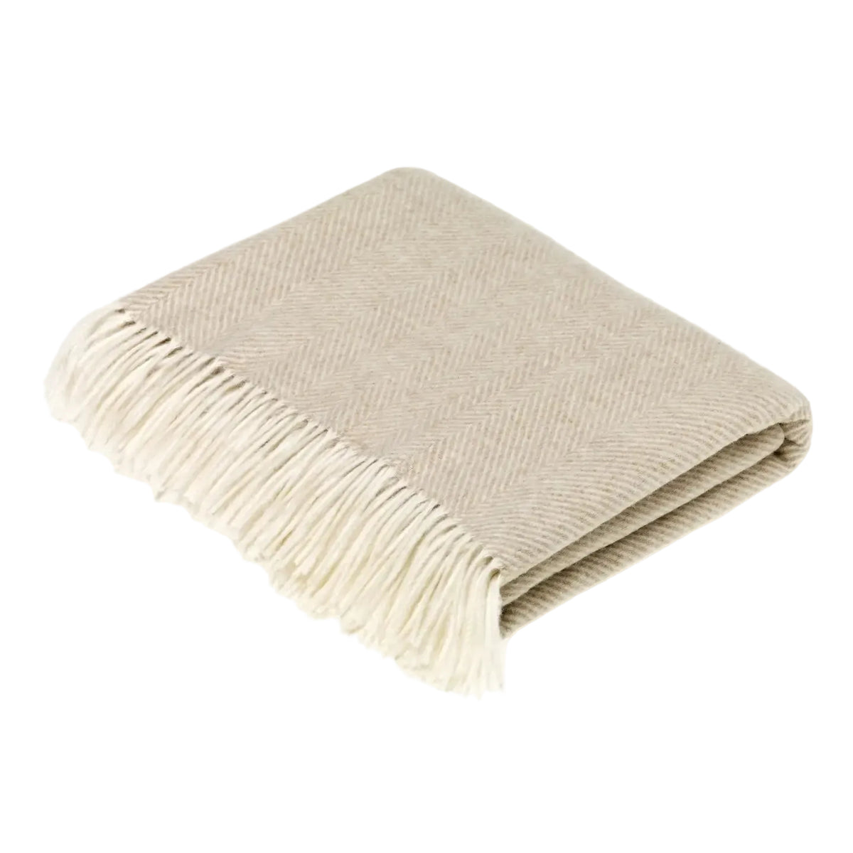 Herringbone Throw - Beige