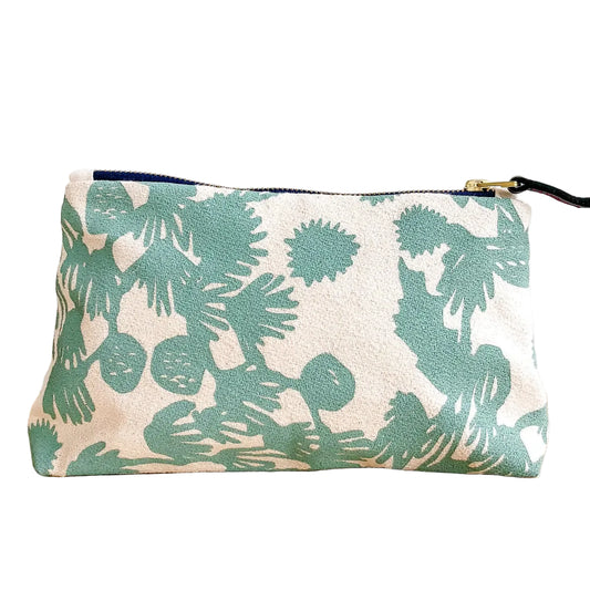 Robins Egg Blue Woods Makeup Bag