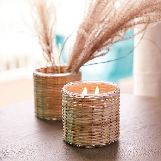Sea Grass Handwoven Candle