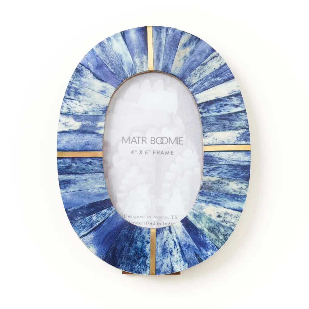 Blue Oval Frame