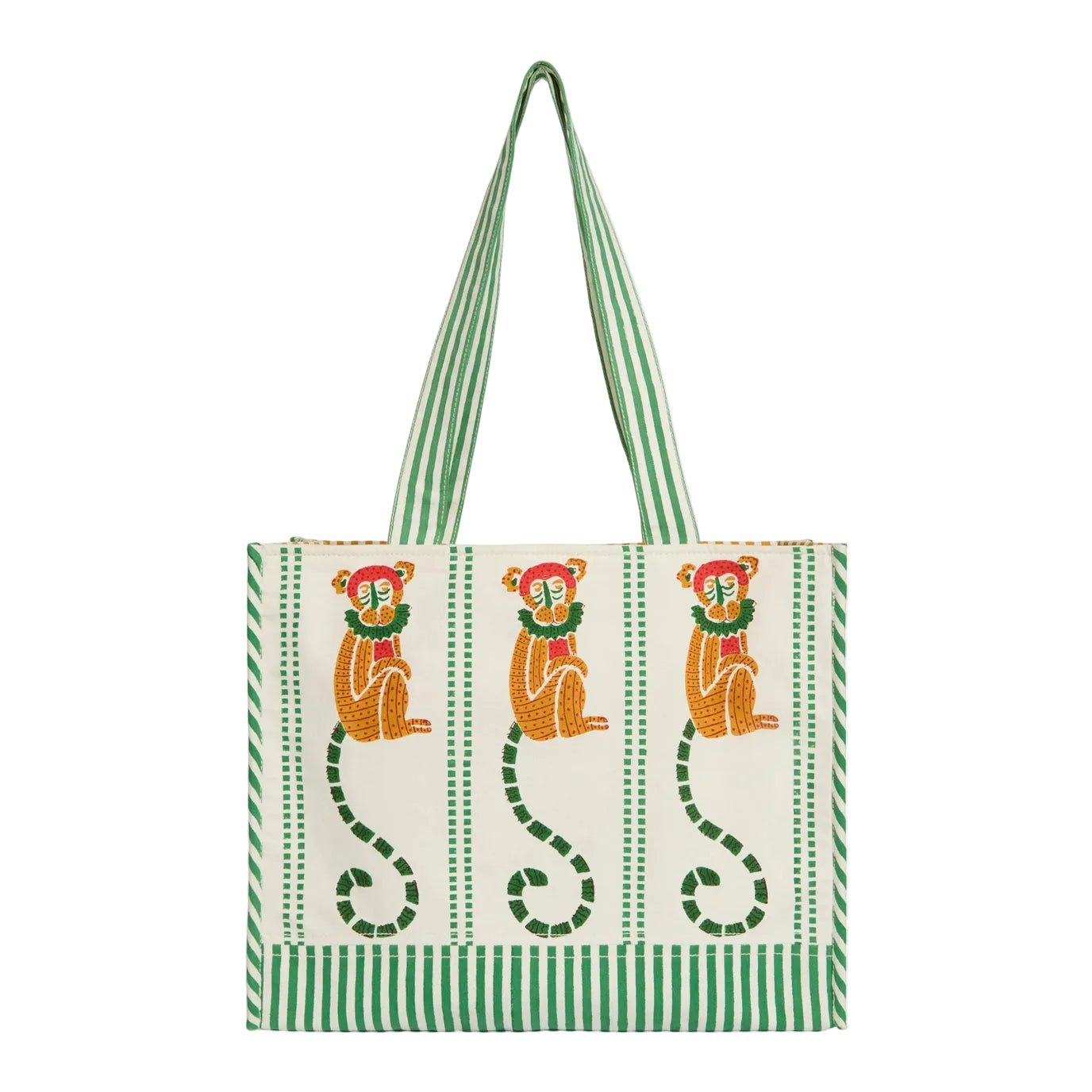Monkey Totebag - Green