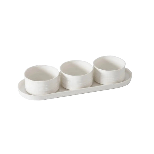4 Piece Porcelain Serving Set