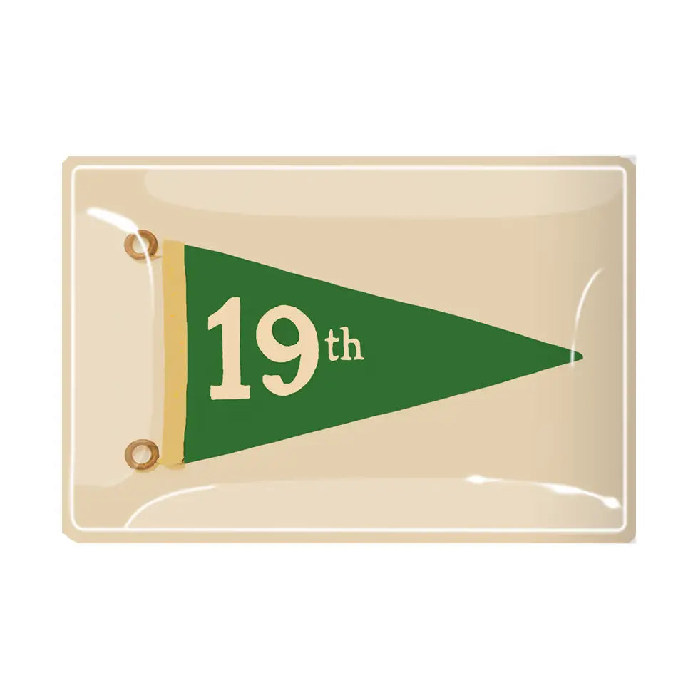 19th Hole Glass Tray