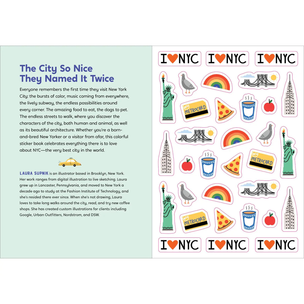 I Love New York City Sticker Book
