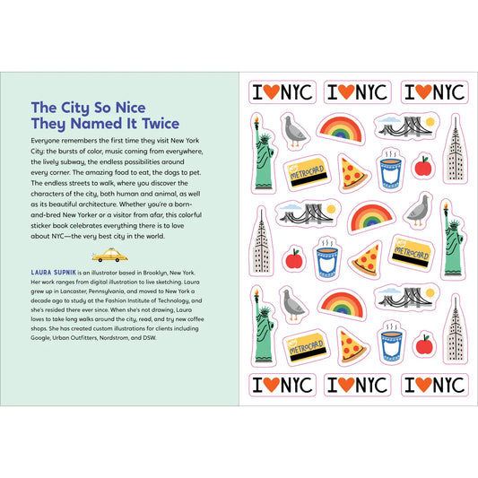 I Love New York City Sticker Book