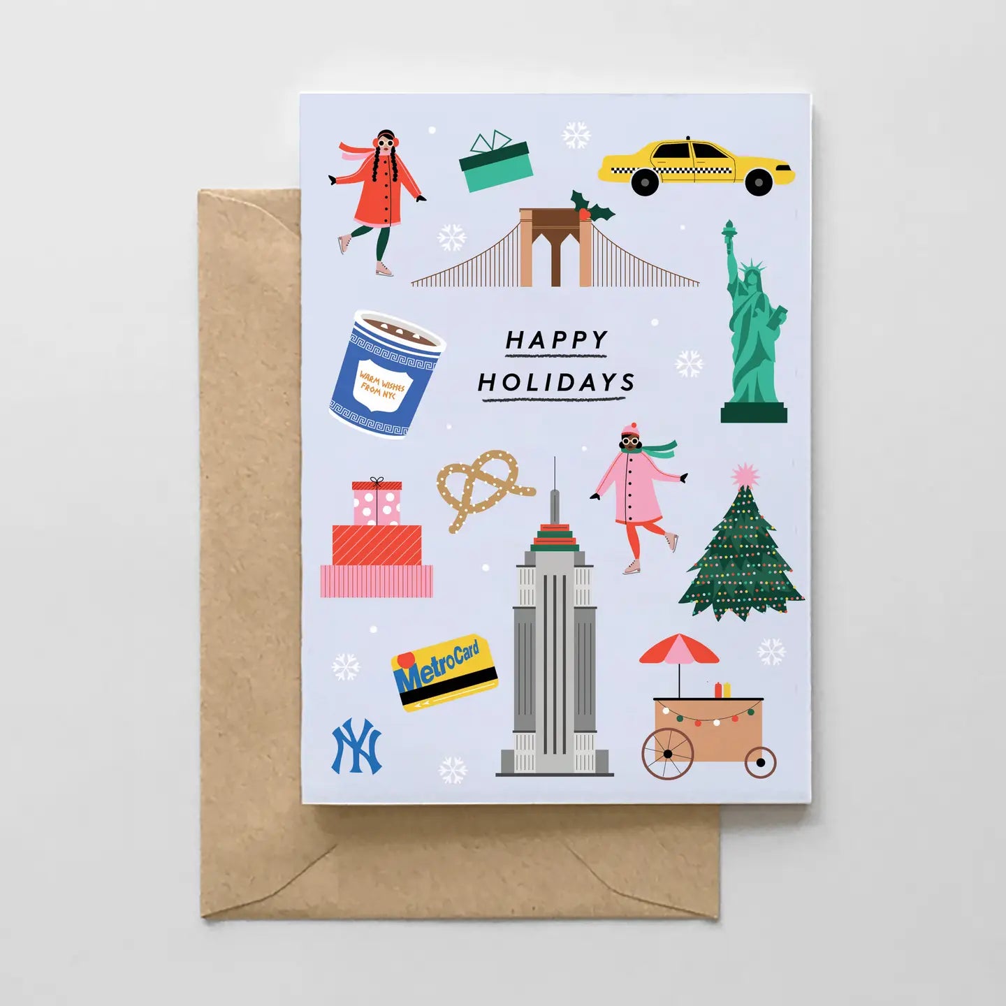 Happy Holidays from New York Greeting Card