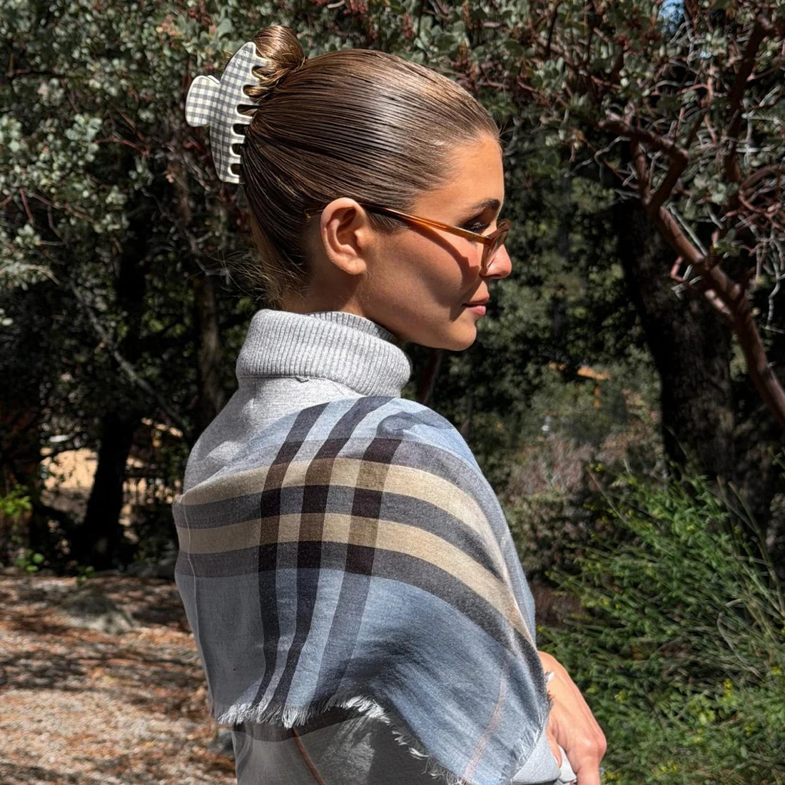 Big Effing Clip - Cozy Gingham