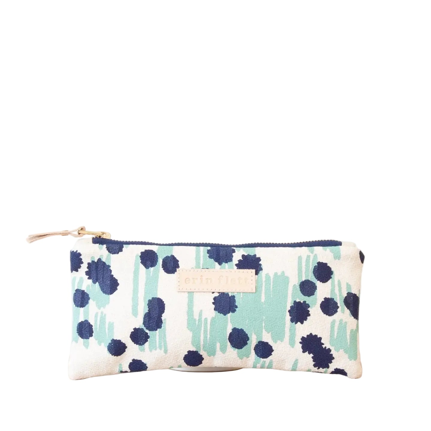 Navy Meadow Pencil Bag