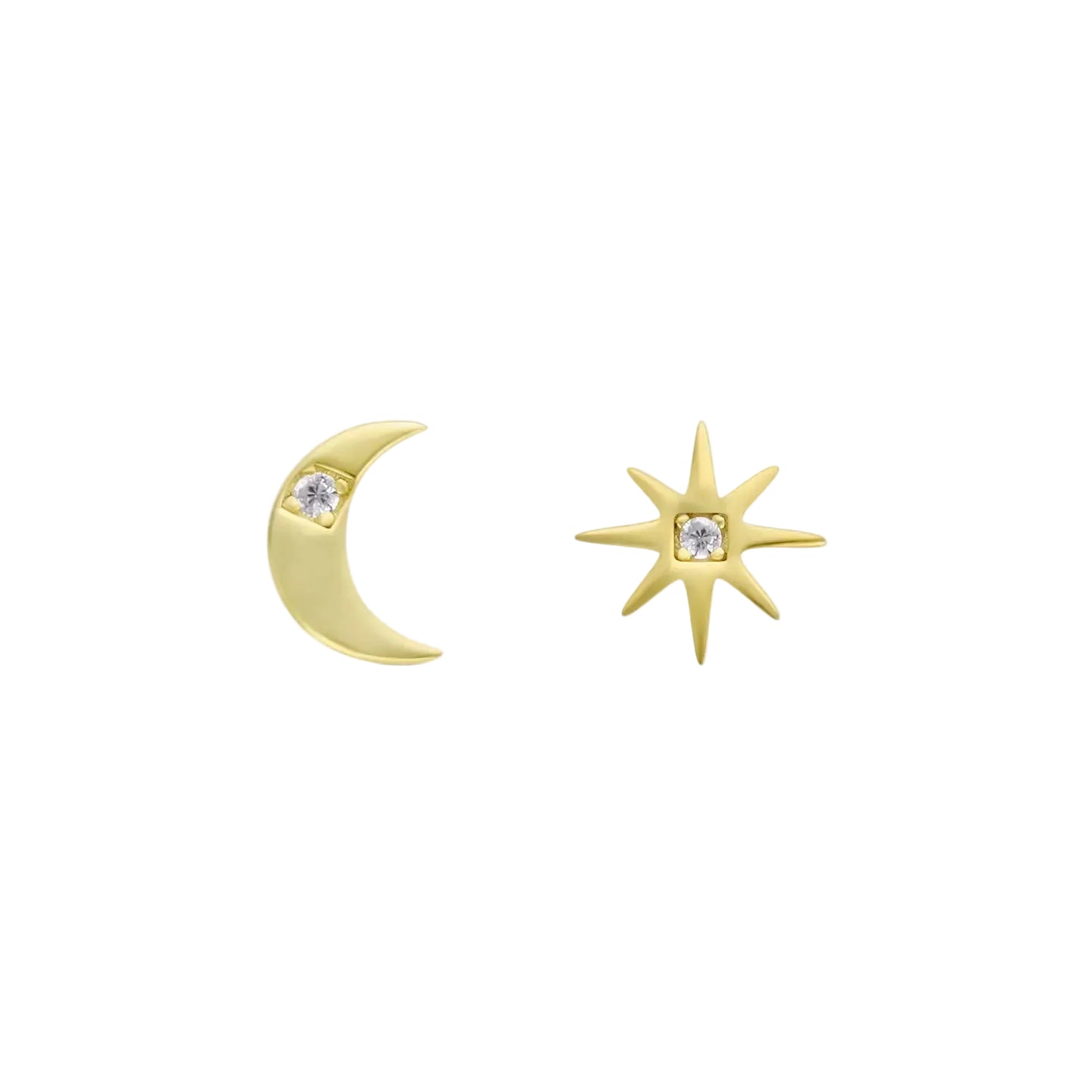 Sun and Moon Earrings