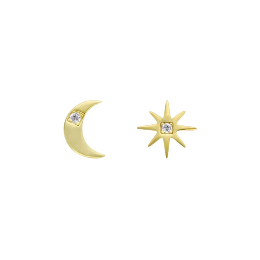 Sun and Moon Earrings
