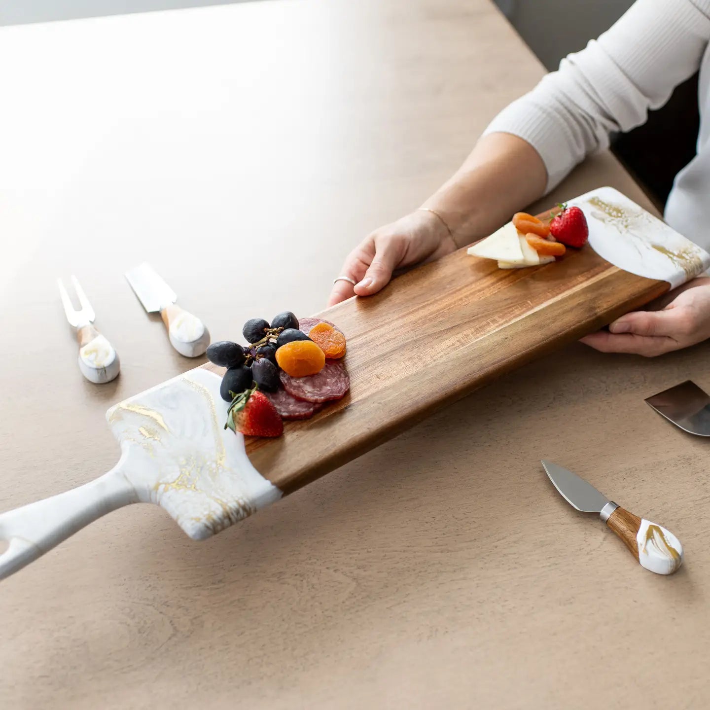 Baguette Board- Gold Quartz