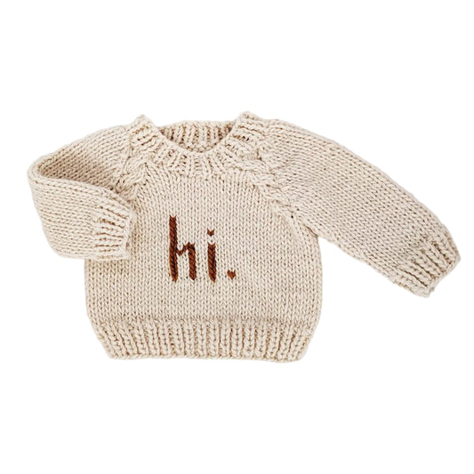 Hi Sweater- Pecan