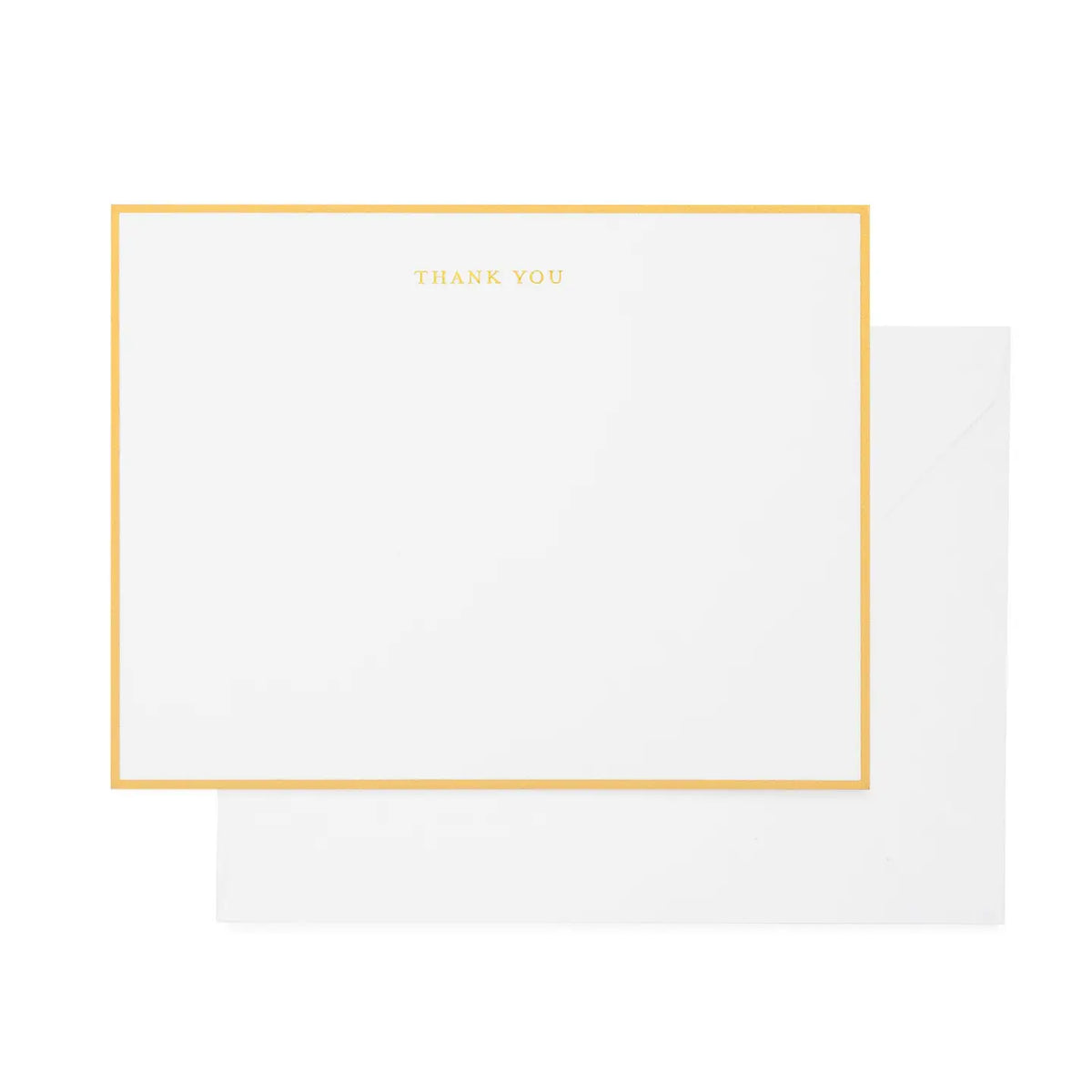 Gold Thank You Note Set
