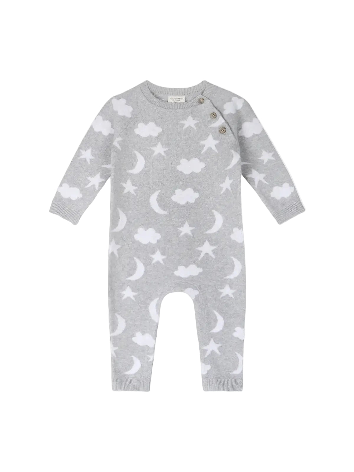 Moon and Stars Knit Romper