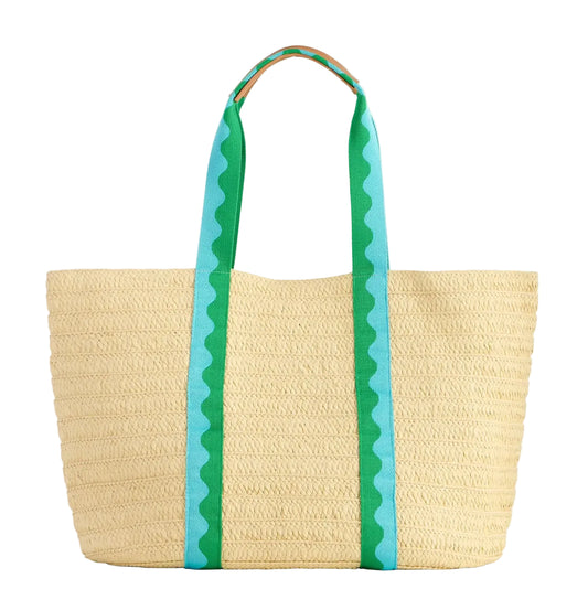 Straw Bag- Green