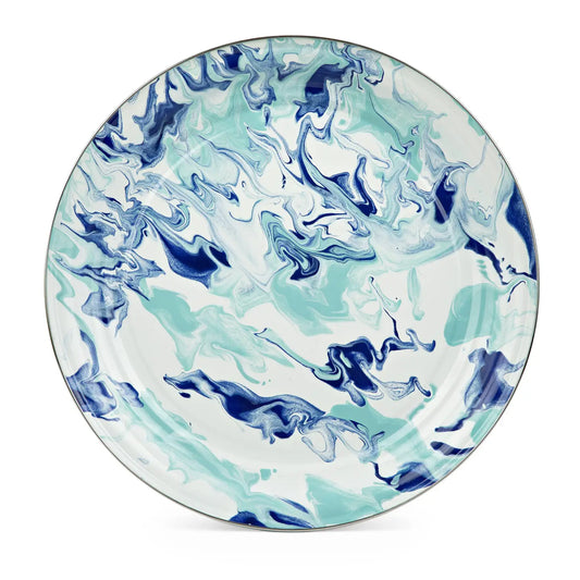 Large Enamel Tray – Lagoon