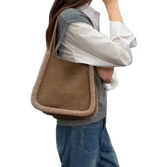 Sherpa Tote- Brown