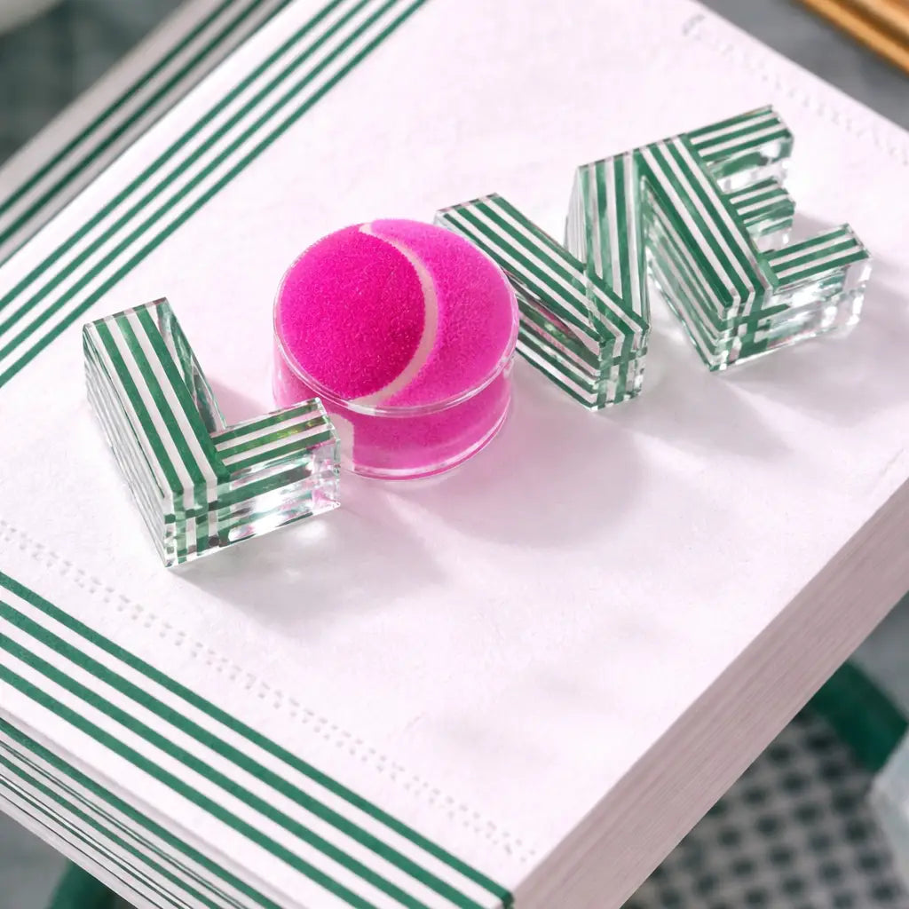 Love Acrylic Napkin Weight