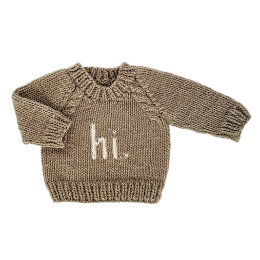 Hi Sweater- Pebble