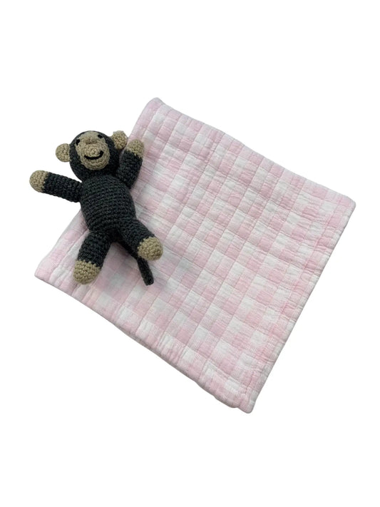 Gingham Baby Blanket - Pink