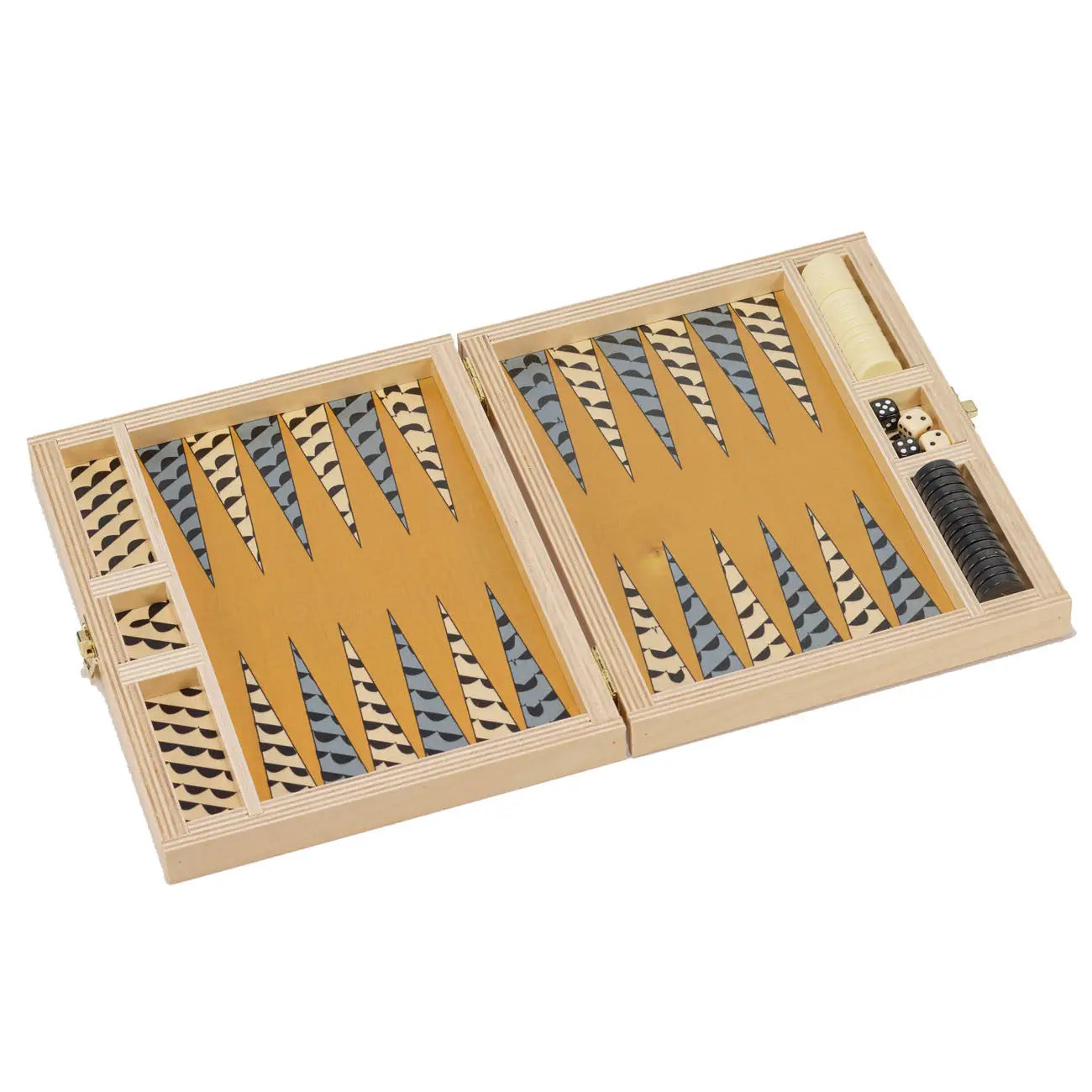 Curves Travel Backgammon Set