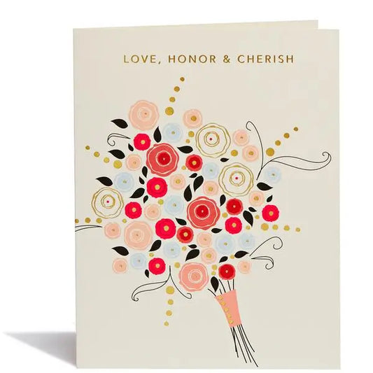 Wedding Bouquet Greeting Card