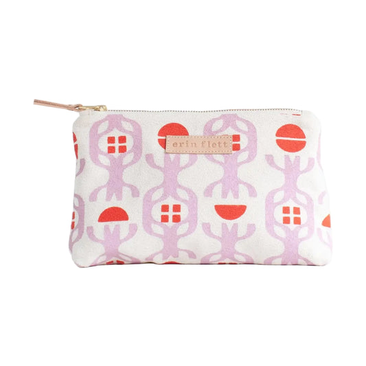 Anthro Orange and Lilac Pouch