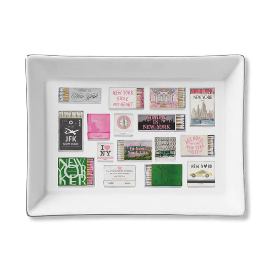 NYC Matchboxes Ceramic Tray