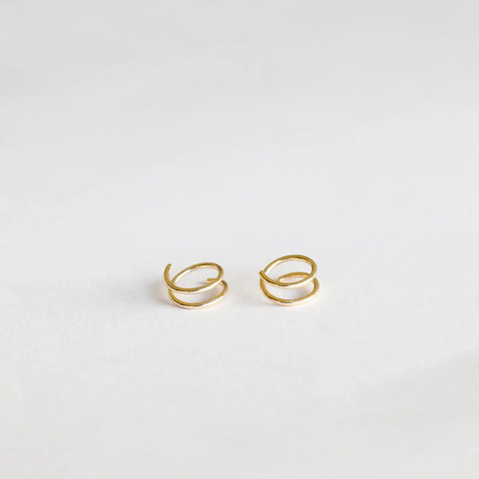 Minimalist Spiral Earring