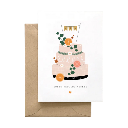Sweet Wedding Wishes Card
