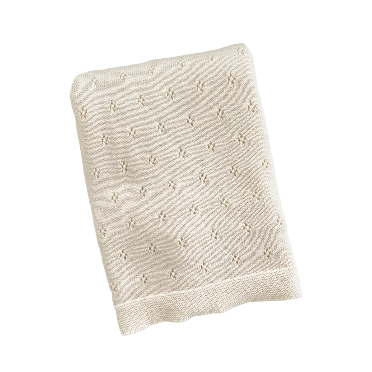 Birch Pique Baby Blanket
