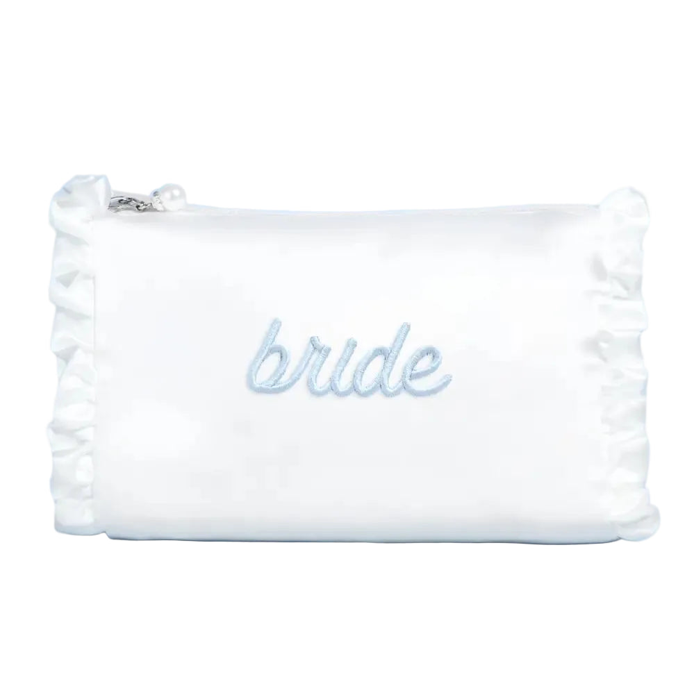 Ruffle Bride Cosmetic Bag