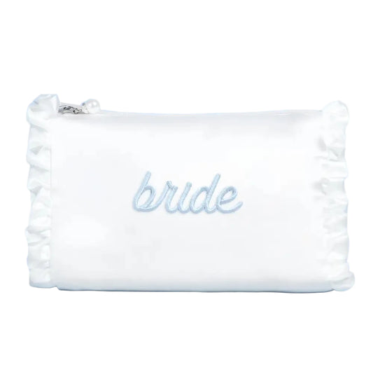 Ruffle Bride Cosmetic Bag