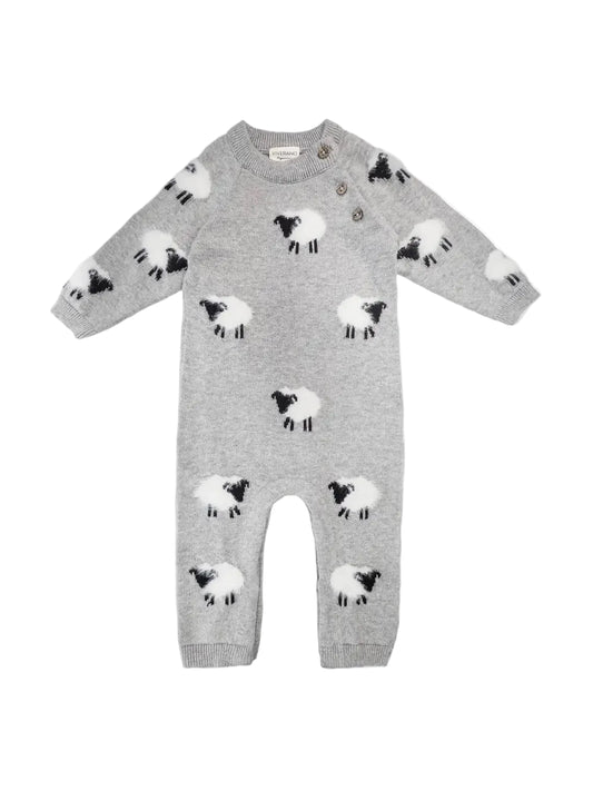 Fuzzy Sheep Jumpsuit