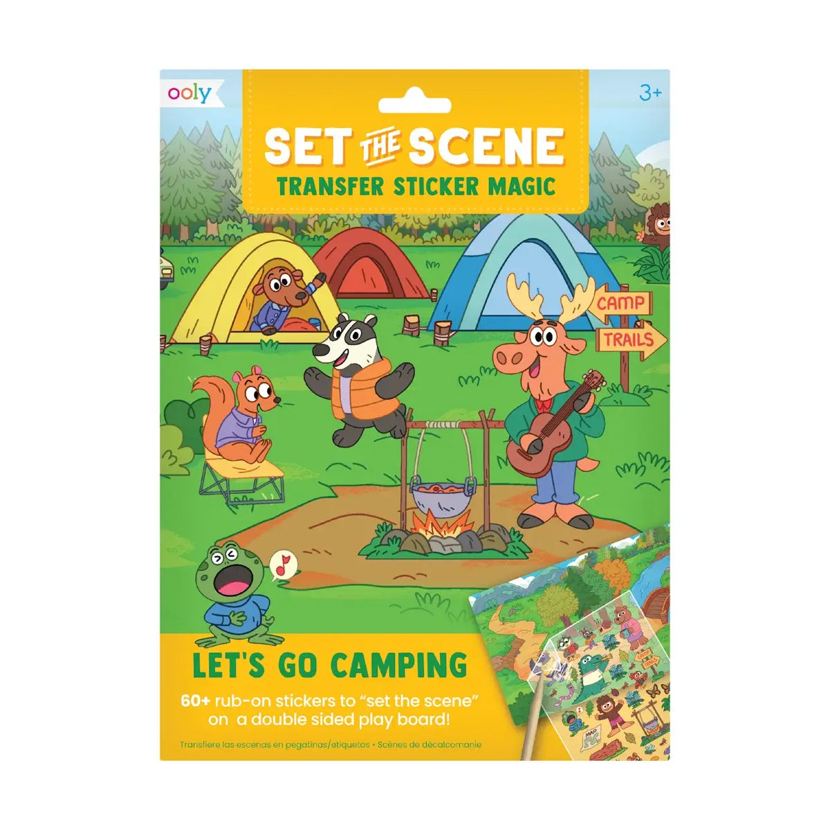 Set the Scene Transfer Stickers- Let's Go Camping