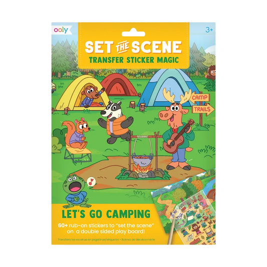 Set the Scene Transfer Stickers- Let's Go Camping