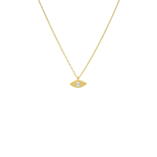 Evil Eye Talisman Gold Necklace