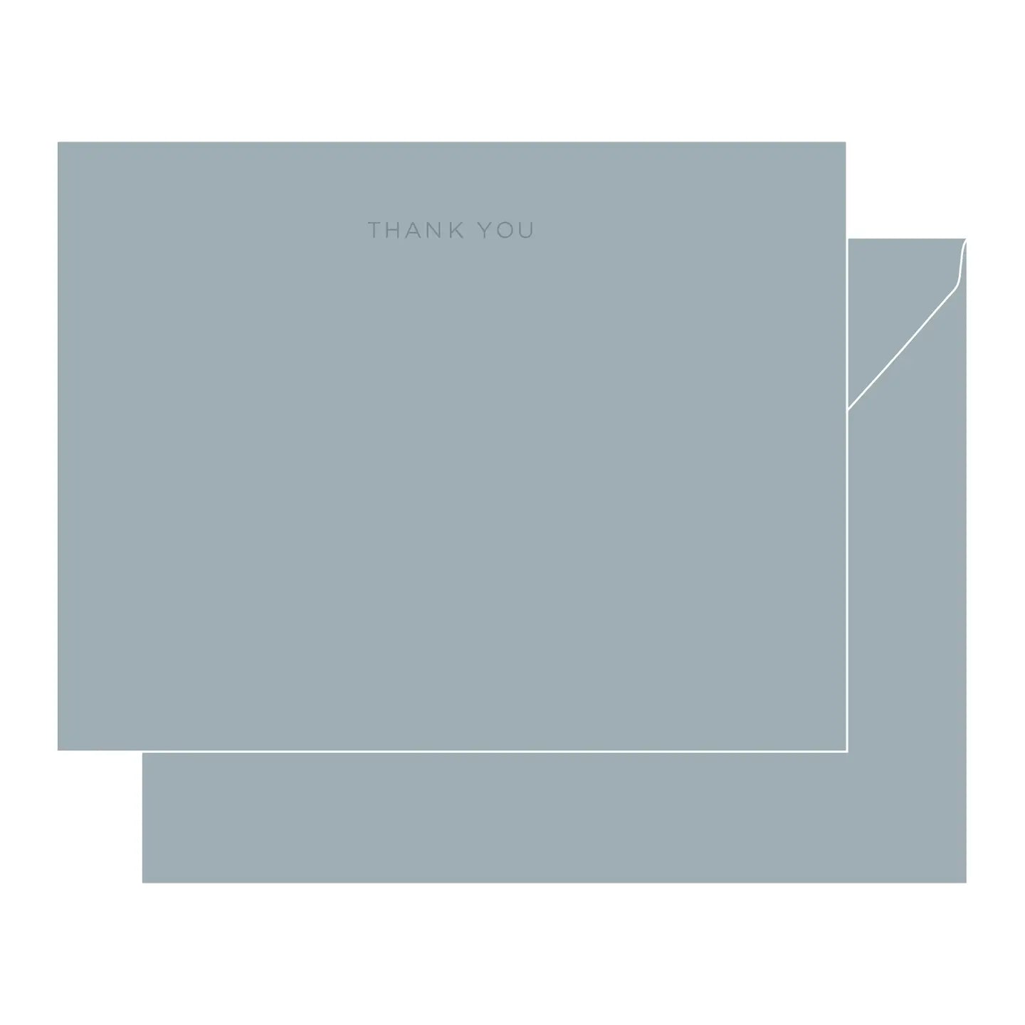 Blue Thank You Note Set