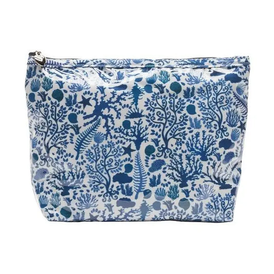 Medium Cosmetic Bag- Seashells