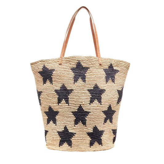 Raffia Star Tote