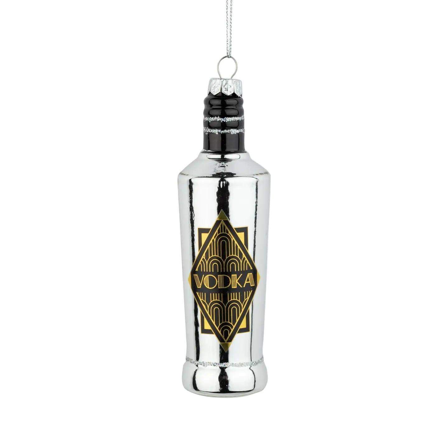 Glass Vodka Bottle Ornament