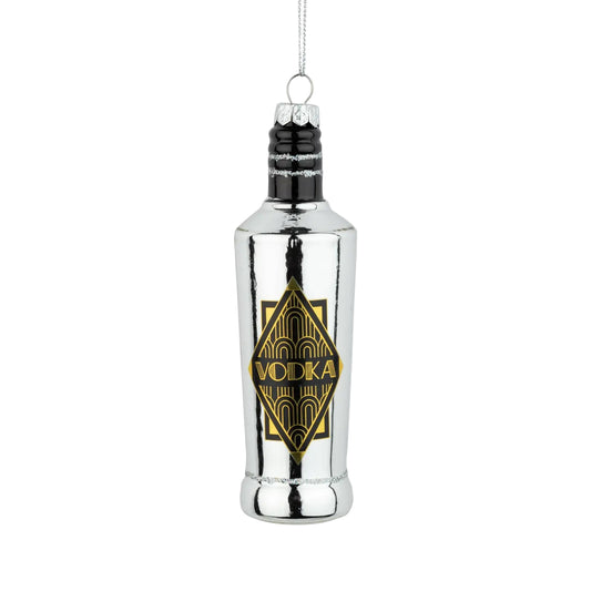 Glass Vodka Bottle Ornament