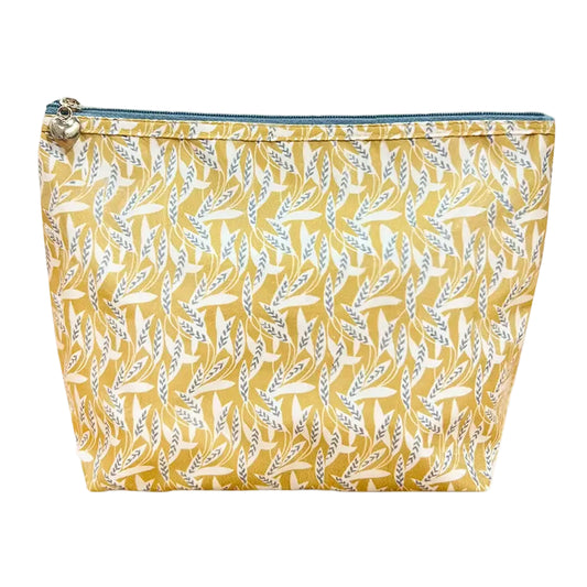 Medium Cosmetic Bag- Leaves