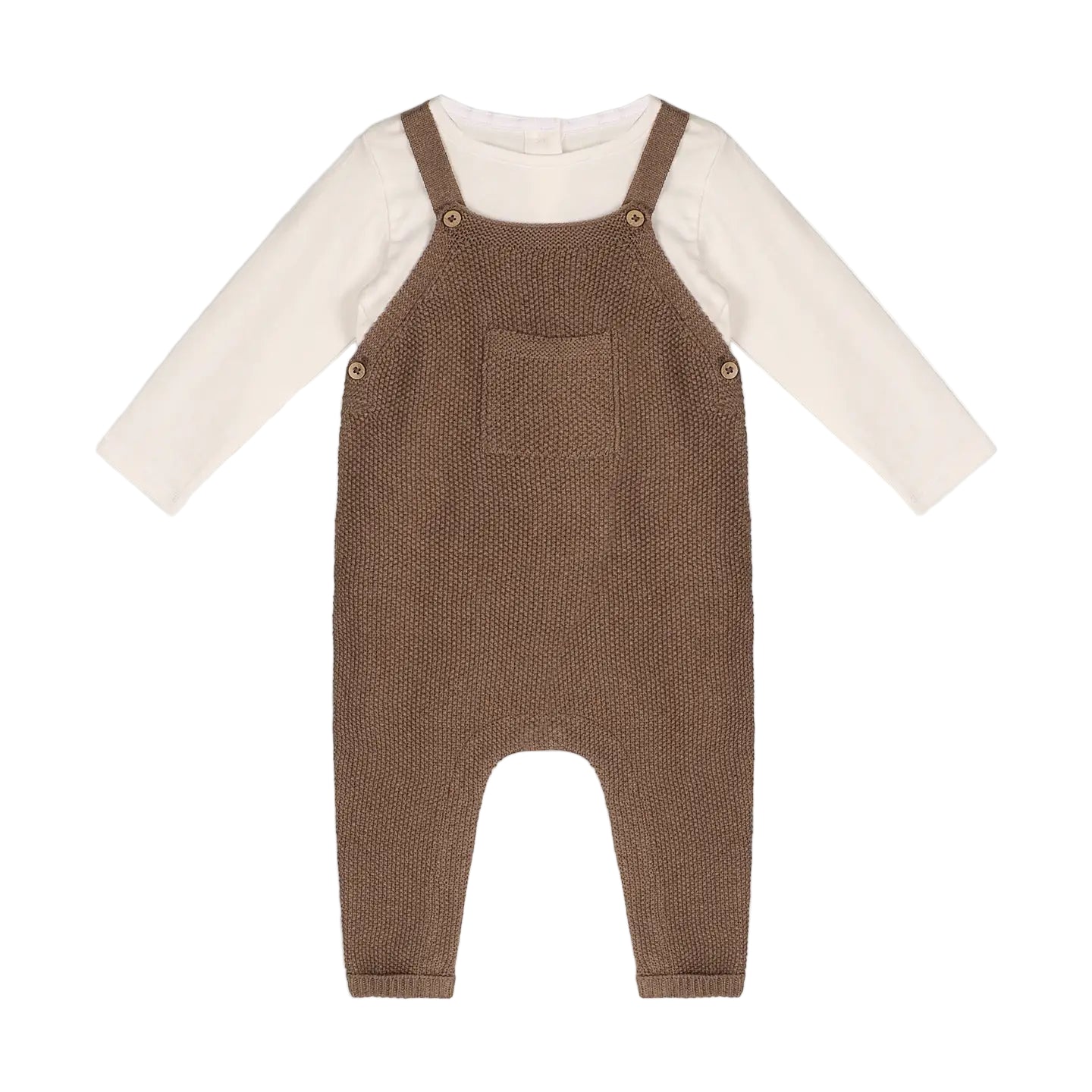 Chunky Sweater Knit Overalls