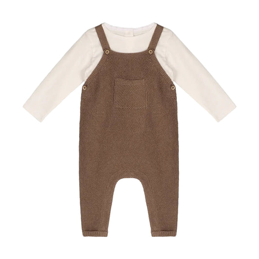 Chunky Sweater Knit Overalls