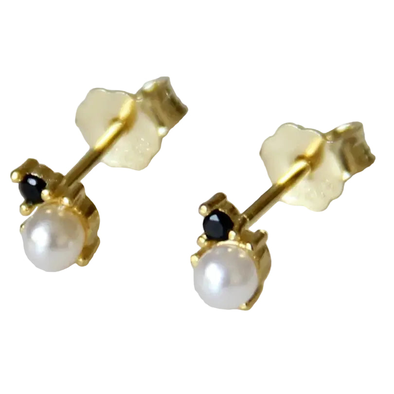 Nina Black Studs