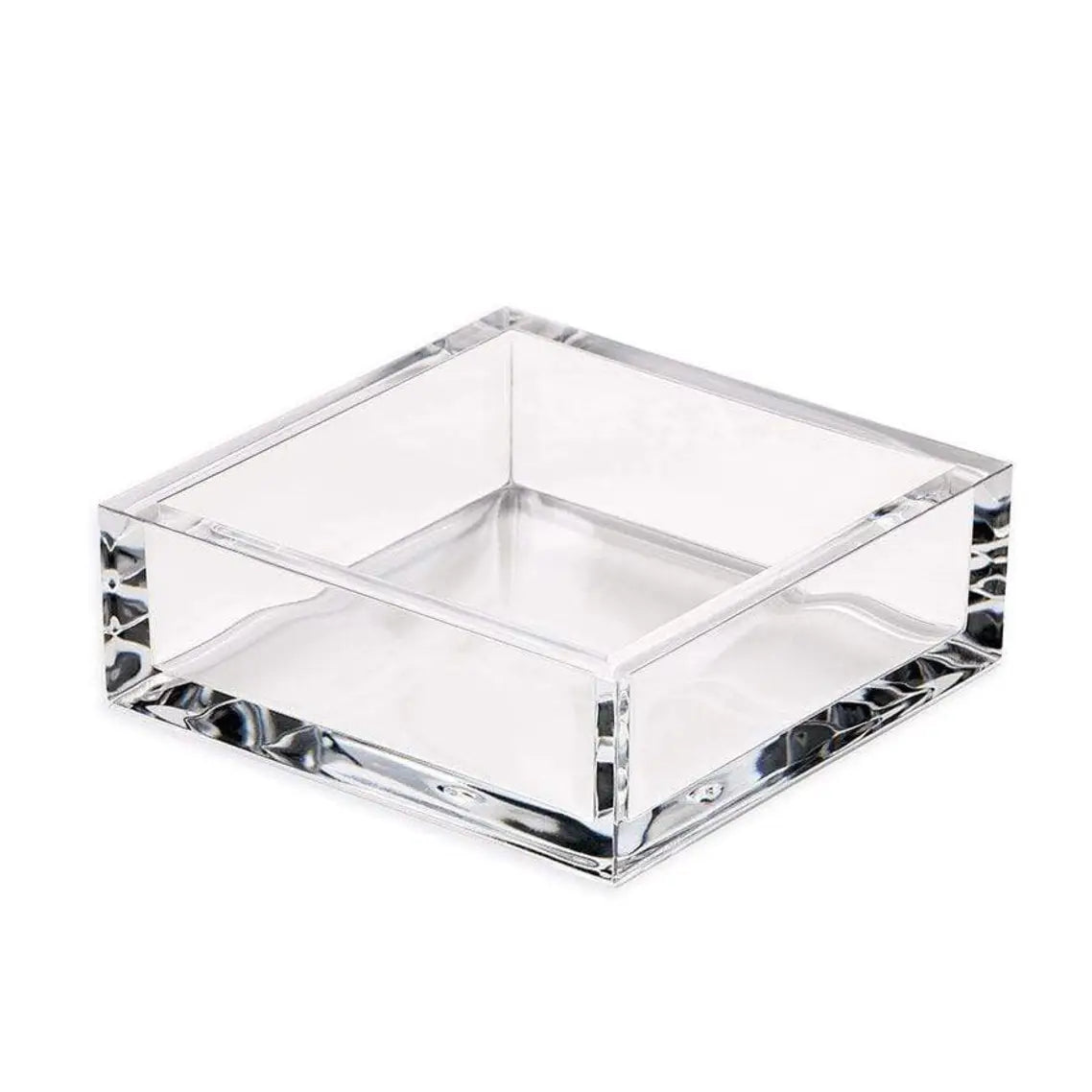 Acrylic Napkin Holder with Shell Weight