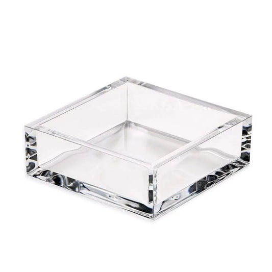 Acrylic Napkin Holder with Shell Weight