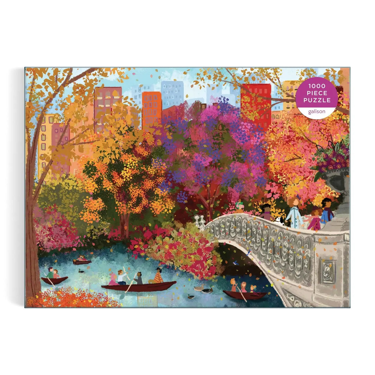 Autumn Bridge 1000 Piece Puzzle